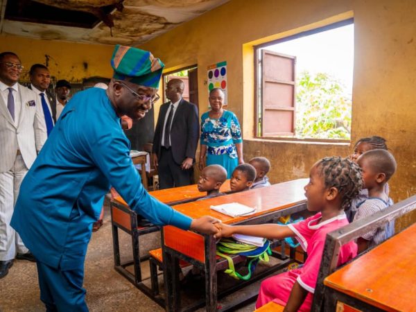 Okpebholo Alarmed By Dilapidated School Structures As He Embarks On Inspection, Thumbs Down For Obaseki’s EdoBest