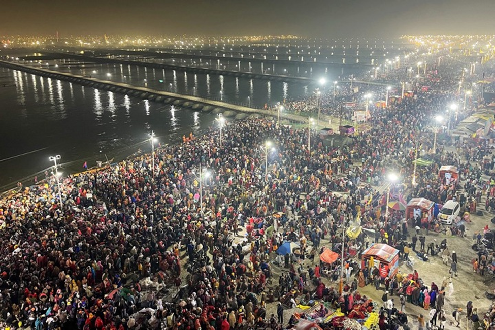 Nearly 40 dead after stampede at India’s Kumbh