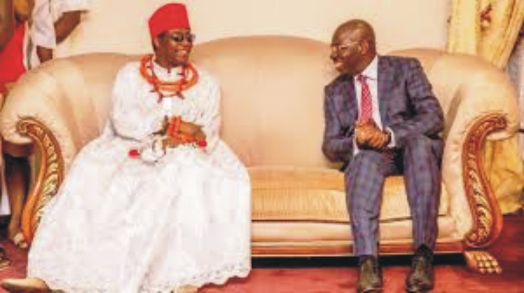 Oba of Benin Recounts Obaseki’s Iniquities Against the Palace, Edo People As He Praises Okpebholo’s Achievements in 100 Days