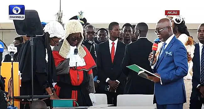 Swearing-in: I’m Pained Akeredolu Is Not Here to Witness Fulfillment of His Prophecy – Aiyedatiwa