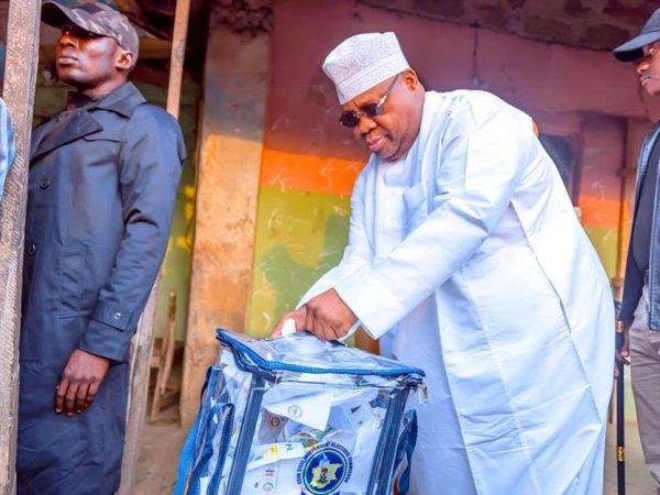 Adeleke casts vote as Osun LG election holds despite police warning