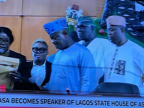 Obasa Reclaims Seat as Lagos Assembly Speaker As Meranda Resigns