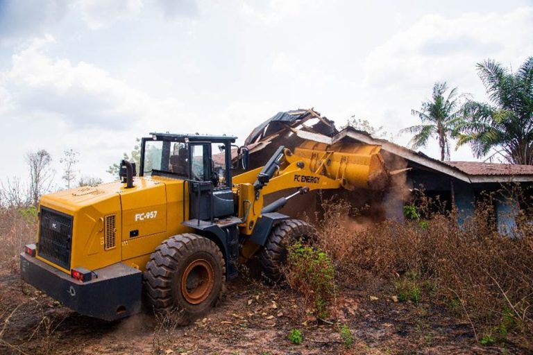 Edo’s Anti-Kidnapping Task Force Invade Notorious Hideouts In Edo Community, Structures Demolished Edo’s Anti-Kidnapping Task Force Invade Notorious Hideouts In Edo Community, Structures Demolished