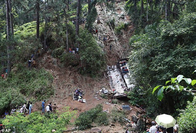 Horror Bus Crash Kills 21: Overcrowded Bus ‘carrying Buddhist pilgrims’ Plummets Off Cliff in Sri Lanka