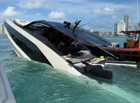  32 Rescued After 63-foot Lamborghini Yacht Sinks Off Miami Beach