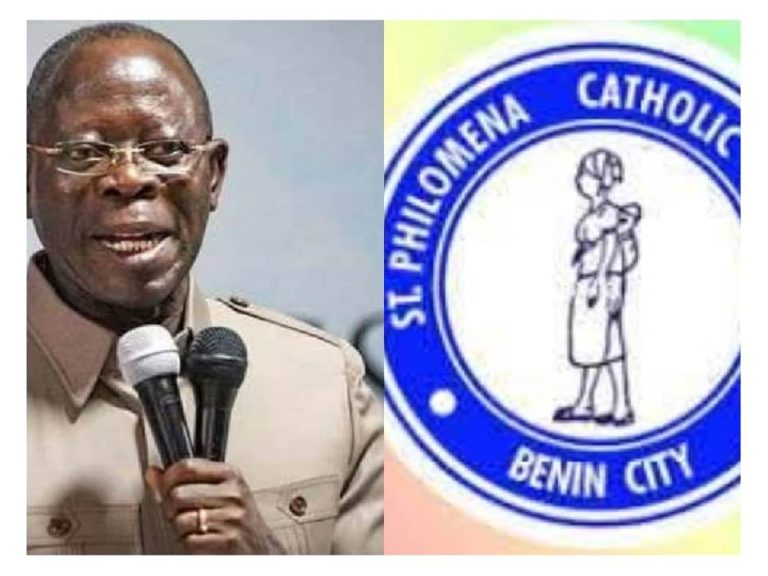 Catholic Church to Oshiomhole: You Are a Liar, St. Philomena College of Nursing Not Govt-Owned