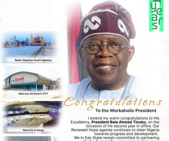 Two Years In Office: Tinubu Has Brought Hope, Stability To Nigerians – Okpebholo