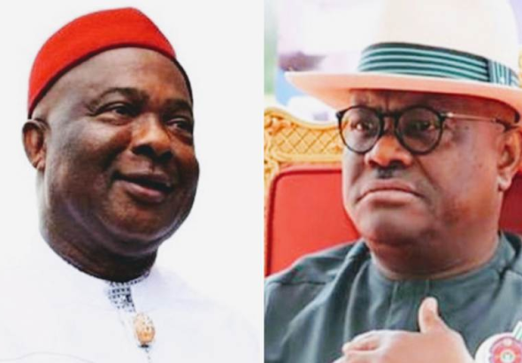 Rainbow Coalition: Wike Declares War Against APC Governors, Says They’re ‘Smart Like Fraudsters’ And Engaging In Propaganda Of Illiteracy